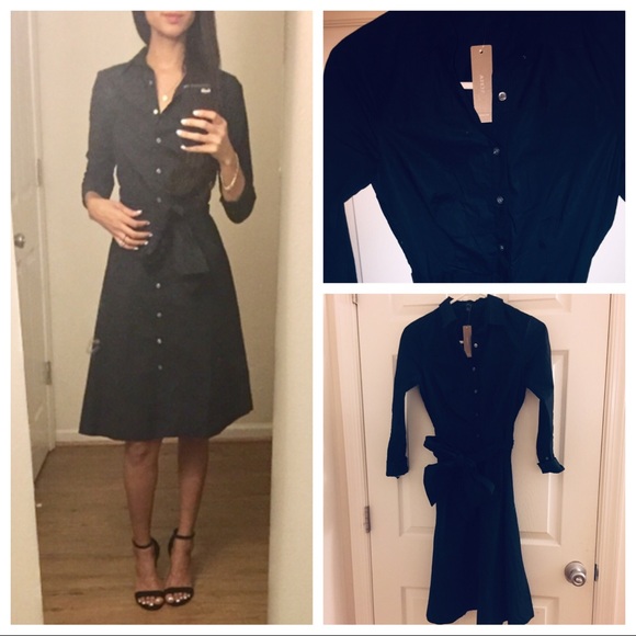 J. Crew Tie-Waist Shirtdress - Picture 1 of 5